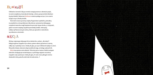 Z Duchem (do) teatru, Nika Jaworowska-Duchlińska, teatr, przewodnik po teatrze, teatr dla dzieci, savoir vivre, savoir vivre w teatrze, książka edukacyjna, duch, duch teatru, książki dla dzieci, historia teatru, Wydawnictwo Bajka, wydawnictwo dla dzieci